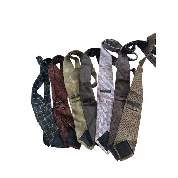 DONNA KARAN Men's Vintage Lot of 7 Neck Ties - Picture 2 of 8